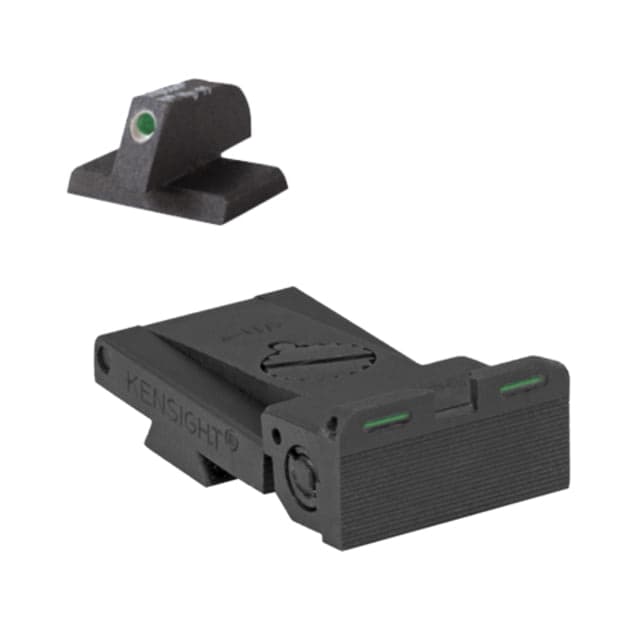 Kensight Bomar BMCS Adjustable Target 1911 Rear Night Sight Set Black