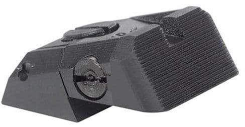 Kensight DAS 1911 Defense Fully Adjustable Rear Sight with Serrated Blade Fully Adjustable Black