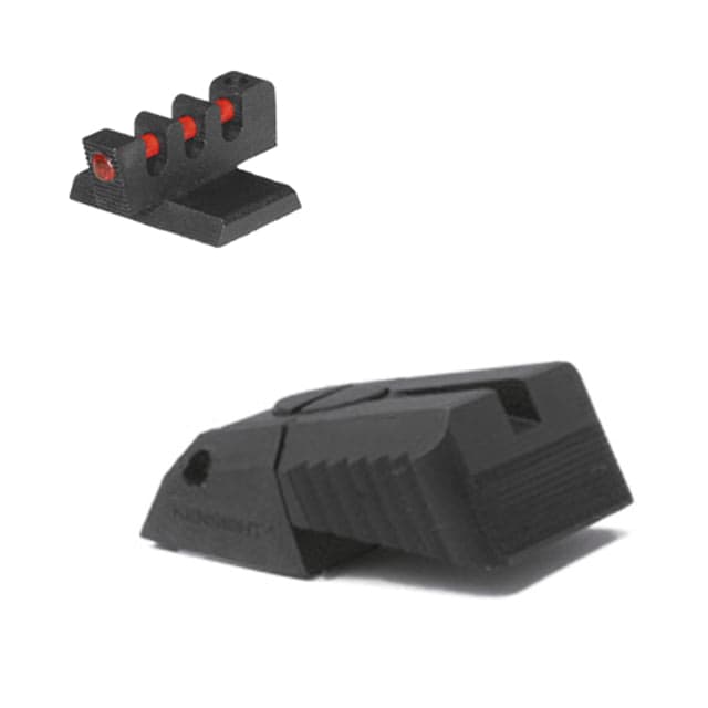 Kensight DAS Flat Profile Fiber Optic Adjustable for Elevation Only Rear 1911 Sight Black