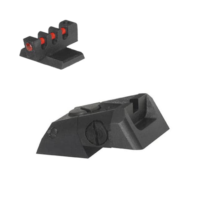 Kensight DAS Recessed Blade Adjustable Rear 1911 Sight w/Flat Profile Black
