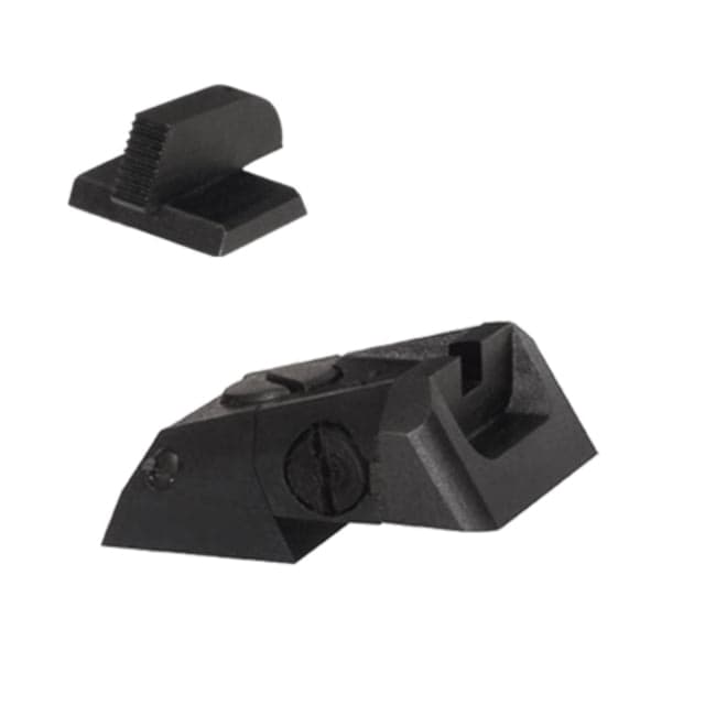 Kensight DAS Serrated Recessed Blade Adjustable Rear 1911 Sight Black
