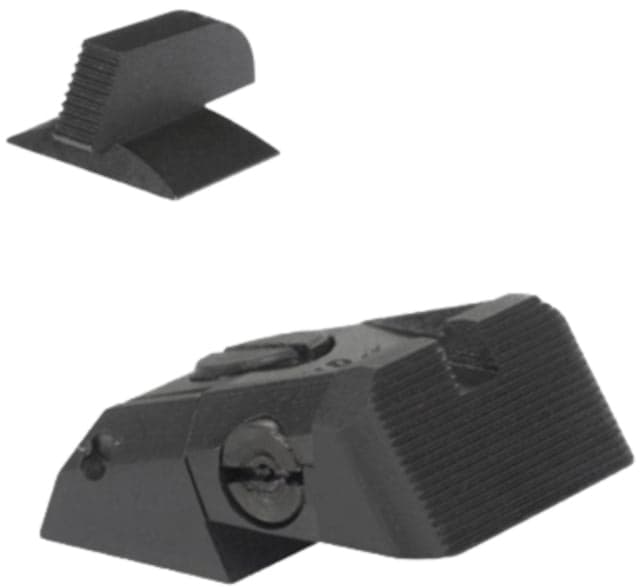 Kensight DAS Serrated Blade Adjustable Rear 1911 Sight Black