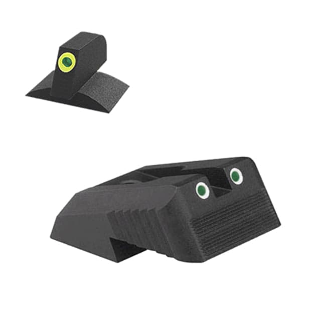 Kensight DFS Serrated Blade Fixed Rear 1911 Night Sight Green