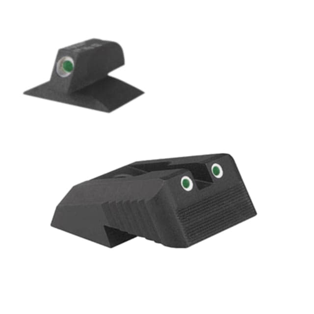 Kensight DFS Serrated Blade Fixed Rear 1911 Night Sight w/Contoured Profile Black