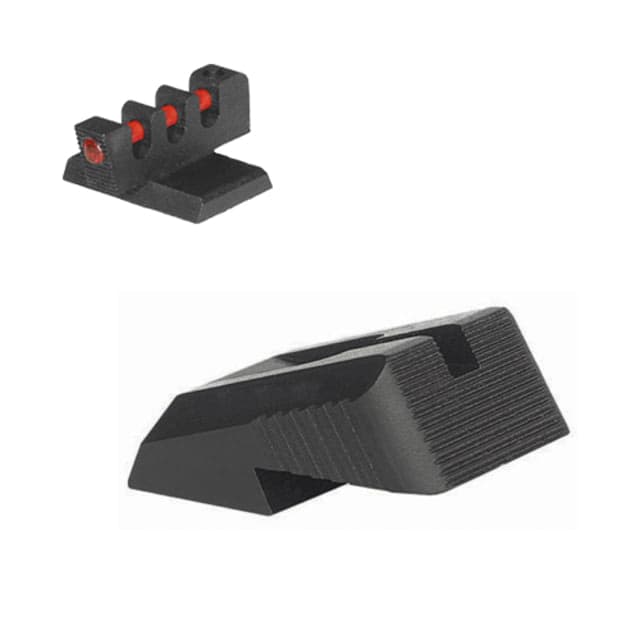 Kensight DFS Serrated Blade Fixed Rear 1911 Sight w/Flat Profile Black