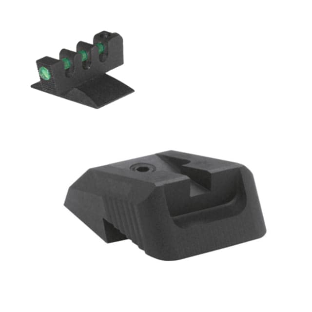 Kensight DFS Recessed Blade Fixed Rear 1911 Sight w/Contoured Profile Black
