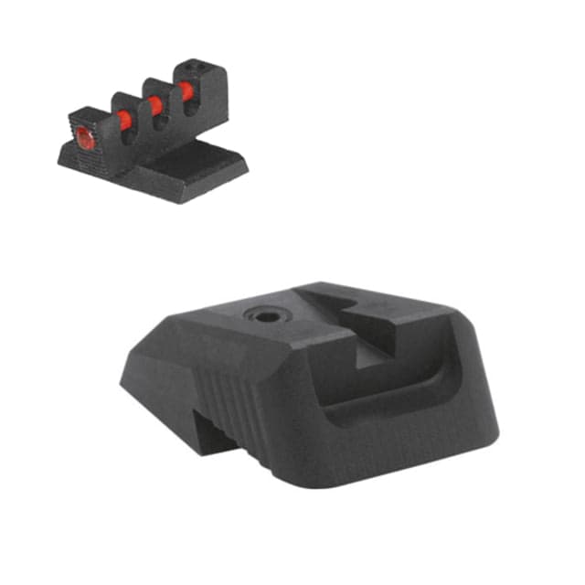 Kensight DFS Recessed Blade Fixed Rear 1911 Sight w/Flat Profile Black