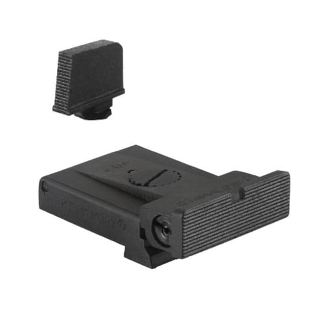 Kensight Glock Adjustable Square Blade Rear Sight 0.330in Tall Black