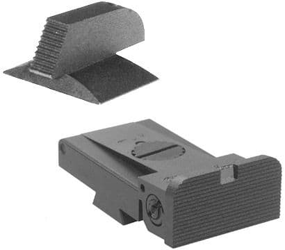 Kensight TRT 1911 Set w/ Rounded Blade & 0.200in Front Sight Black