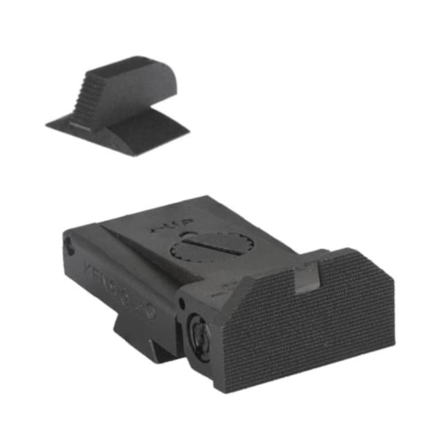 Kensight LPA TRT Beveled Serrated Blade Adjustable Target 1911 Rear Sight Black