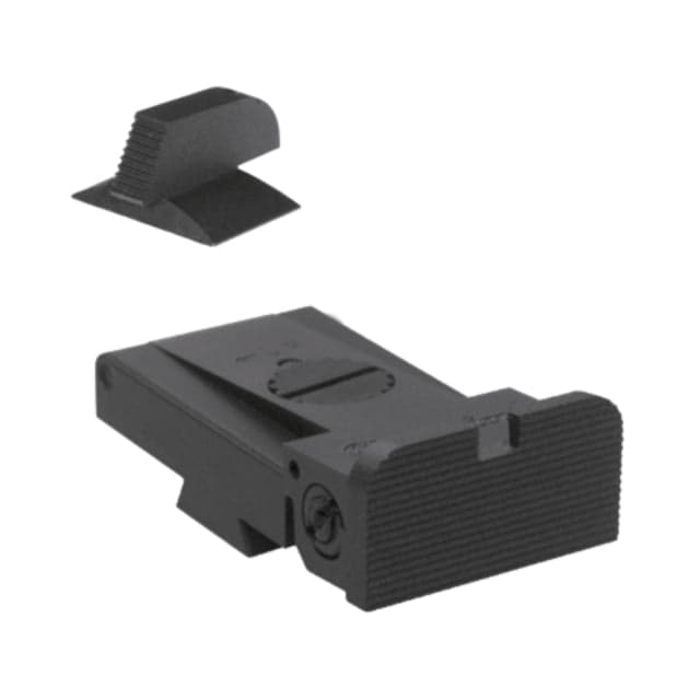 Kensight LPA TRT Rounded Serrated Blade Adjustable Target 1911 Rear Sight Black