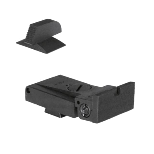Kensight LPA TRT Square Serrated Blade Adjustable Target 1911 Rear Sight Black