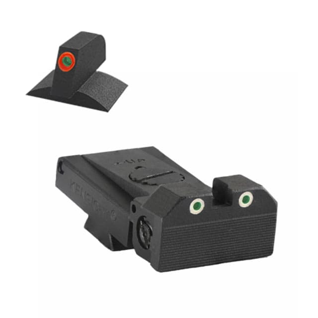 Kensight LPA TRT Contoured Tritium Adjustable Rear Night Sight Orange