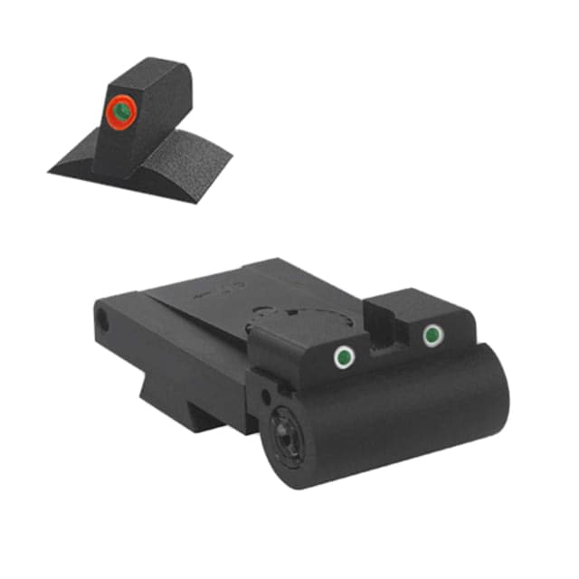 Kensight Rollo 1911 Low-Profile Adjustable Tritium Night Sight Set Orange