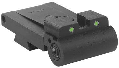 Kensight Rollo 1911 Rear Sight w/ Anti-Snag Blade Tritium Rear Black