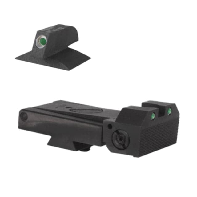 Kensight Ruger Sr1911 Adjustable Contoured Base Tritium Night Sight Set Black