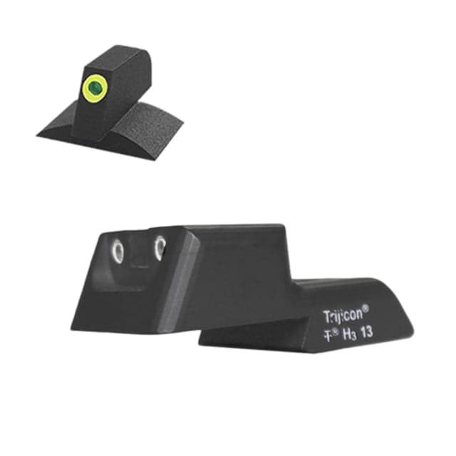 Kensight SLAM Recessed Blade ProGlo Fixed Rear 1911 Night Sight Black