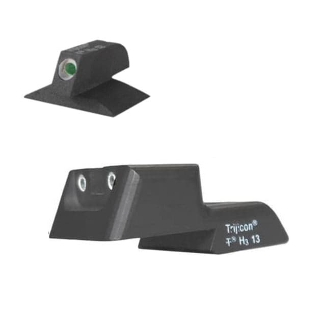 Kensight SLAM Recessed Blade Fixed Rear 1911 Night Sight Black