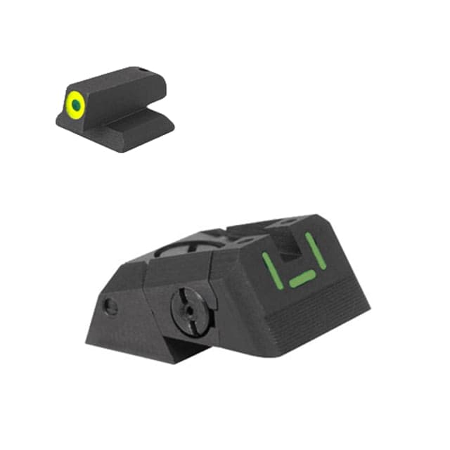 Kensight Springfield Serrated Blade inUin Tritium Sight Green