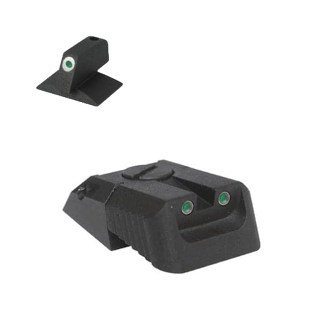 Kensight Springfield Recessed Blade Tritium Rear Sight Black 971-626