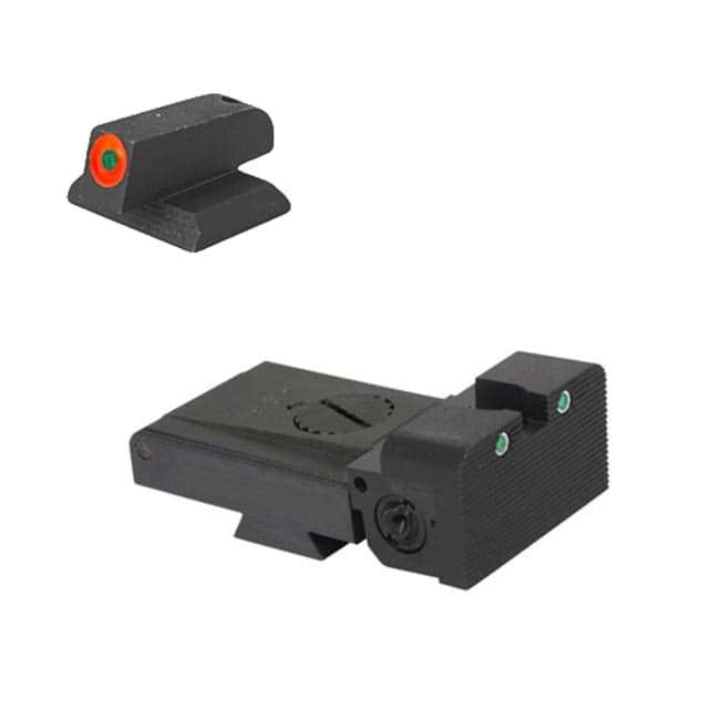Kensight Springfield Rounded Blade Tritium Rear Sight Orange 981-253