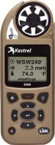 Kestrel 5500 Weather Meter with LiNK + Vane Mount Desert Tan