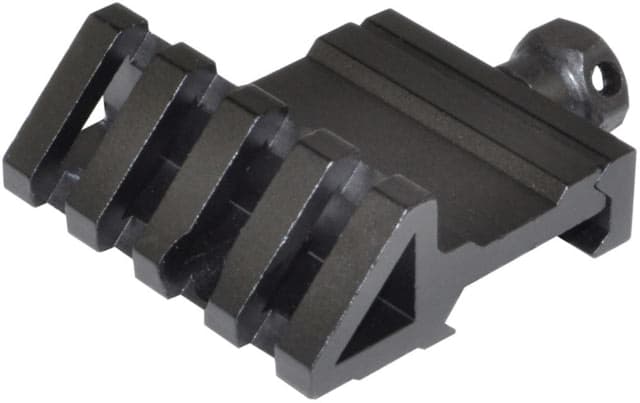 Kexuan 46 Degree Offset Picatinny 4 Slot Rail Mount Black 1.77"