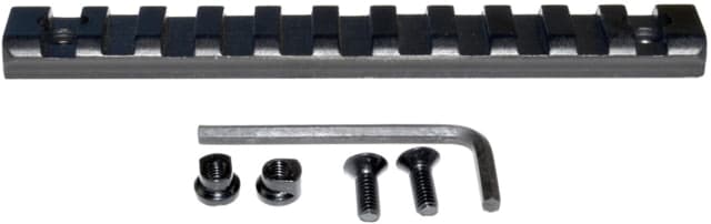 Kexuan Picatinny Rail Section for KeyMod Style Mounts 11 Slot Black