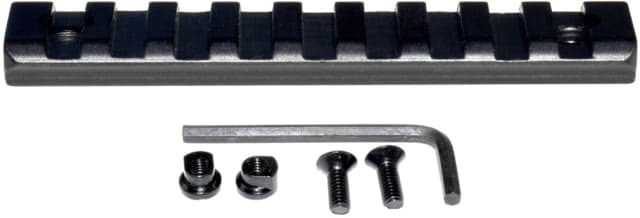 Kexuan Picatinny Rail Section for KeyMod Style Mounts 9 Slot Black