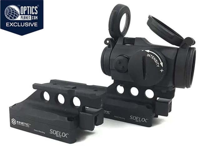 Kinetic Development Group SIDELOK Aimpoint Micro Mount Lower 1/3 Co-Witness Black