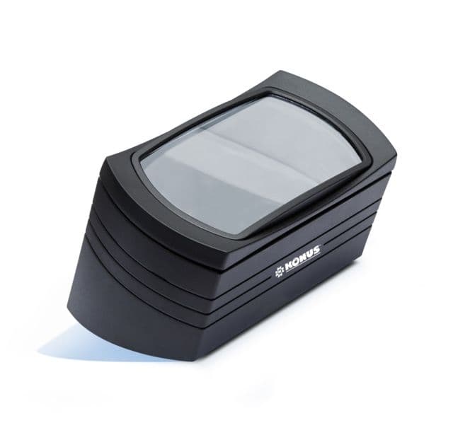 Konus READING 2.5x Tabletop Magnifier for Reading Black 120mm 4.8in diameter - 2.5x power