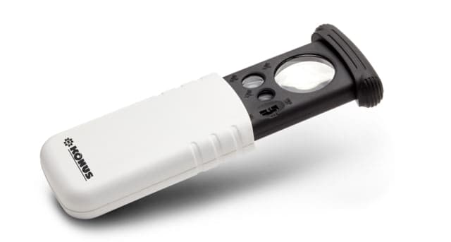 Konus Set of 6 pcs Compact Magnifier w/Triple Lens 10x-20x-30x White