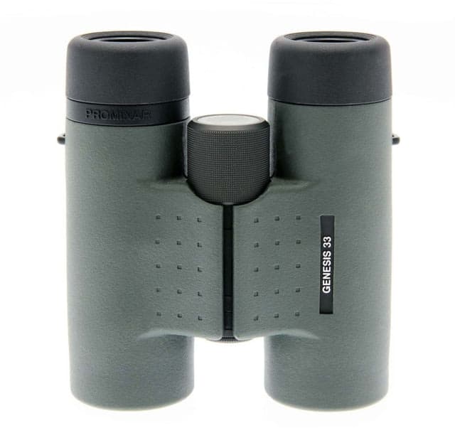 Kowa Genesis 33 10x33mm Roof Prism Prominar XD Binoculars Textured Polymer Green