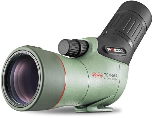 Kowa TS-55 PROMINAR 17-40x55mm Spotting Scope Angled Green