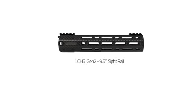 Lancer Systems LCH5 Gen2 Carbon Fiber Handguard 9.5 in Full Rail LCR