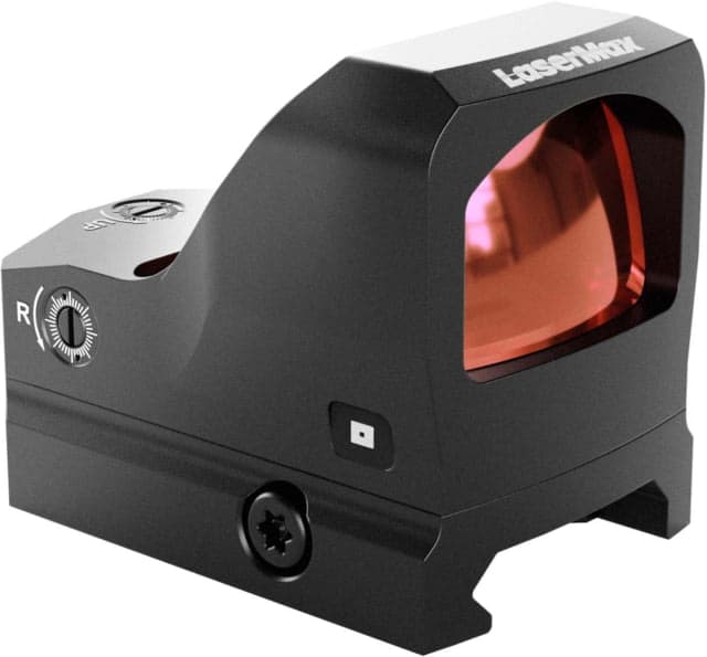 LaserMax Compact Reflex Red Dot Sight 3 MOA Red Dot Matte Black