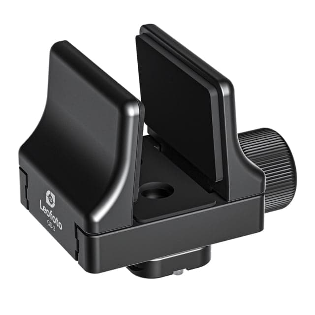 Leofoto Lightweight Clamp Support Mount - Arca QR Clamp Black