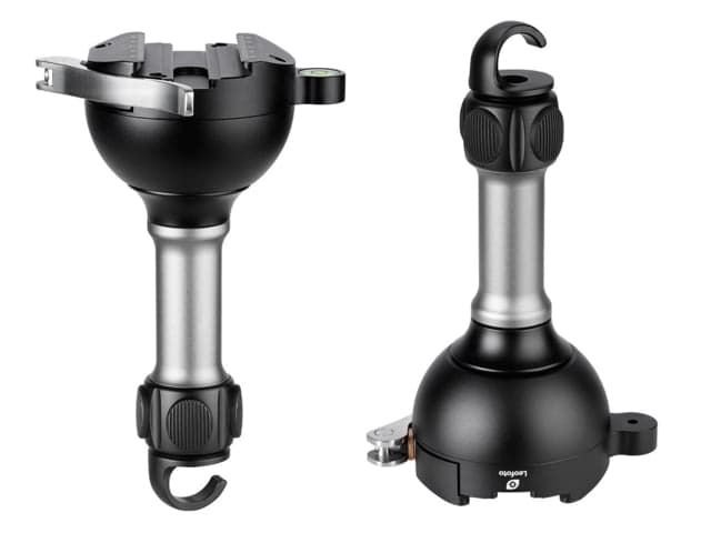 Leofoto Leveling Base w/ Handle for 75mm Bowl Arca Black