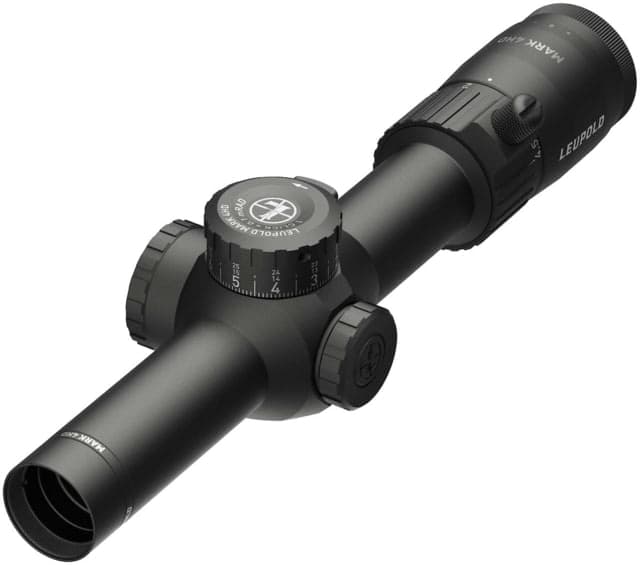 Leupold Mark 4hd 1-4.5x24 Rifle Scope 30mm Tube Second Focal Plane Illum. Firedot Tmr Black Small
