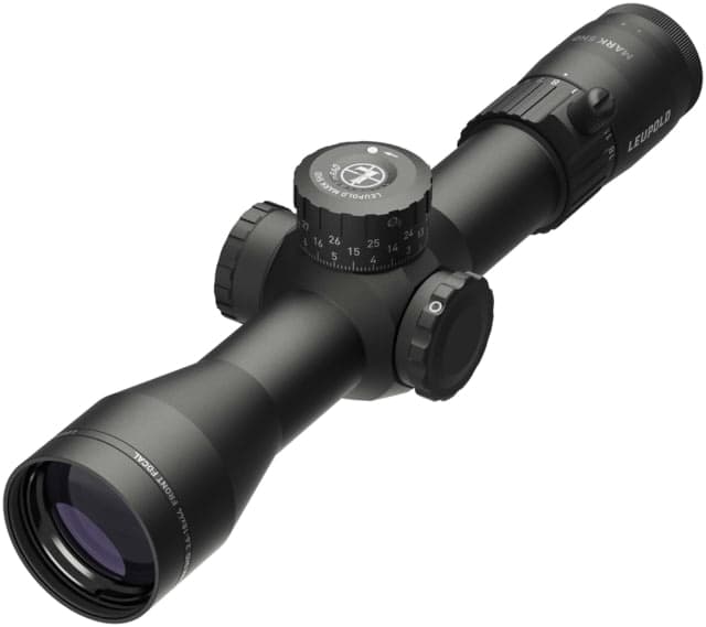 Leupold Mark 5HD 3.6-18x44mm Rifle Scope 35 mm Tube First Focal Plane Black Matte Red PR1-MIL Reticle Mil Rad Adjustment