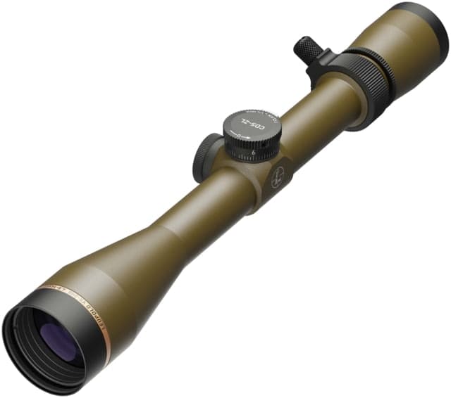 Leupold VX-3HD 4.5-14x40mm Rifle Scope 1 in Tube Second Focal Plane Black Burnt Bronze Non-Illuminated Wind-Plex Reticle MOA Adjustment