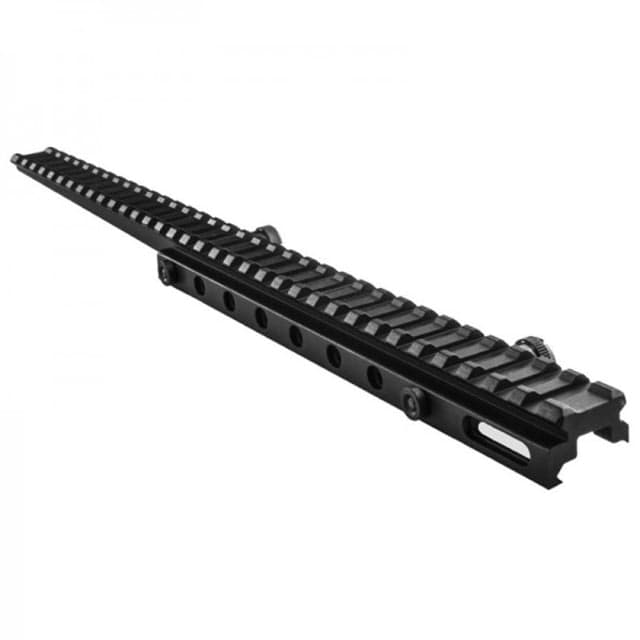 Lion Gears Cantilever Riser Mount .5in Riser 13.7in Long with 34 Slots Black Long