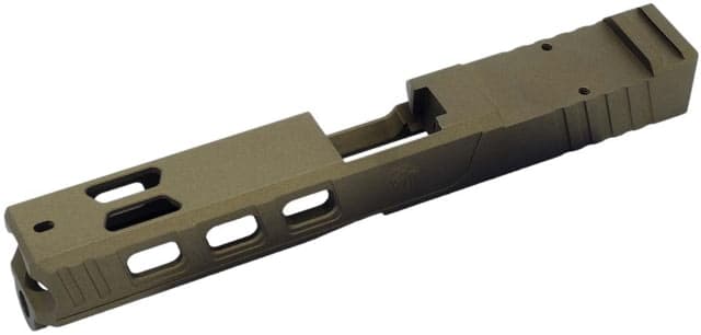 Live Free Armory LF17 Elite Series Pistol Slide w/ RMR Optic Cut Glock 17 Burnt Bronze