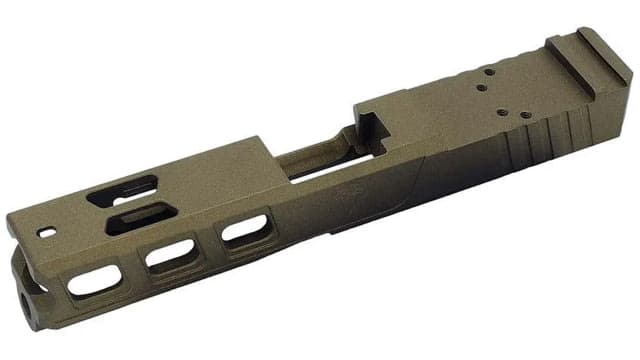 Live Free Armory LF23 Elite Series Pistol Slide w/ RMR Optic Cut Glock 23 Burnt Bronze
