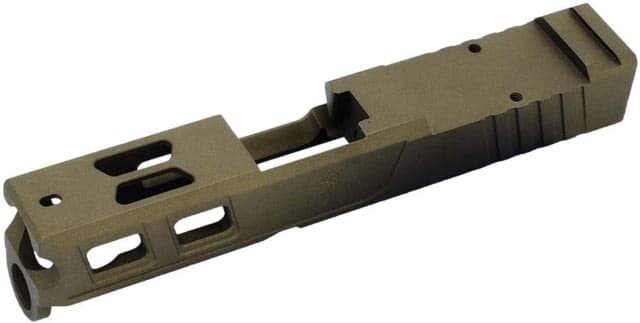Live Free Armory LF26 Elite Series Pistol Slide w/ RMR Optic Cut Glock 26 Burnt Bronze