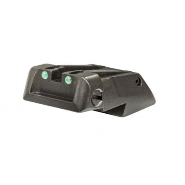 LPA Fully Adjustable Fiber Optic Rear Sight For 1911 Ria S&W OEM Universal .472" Dovetail Black