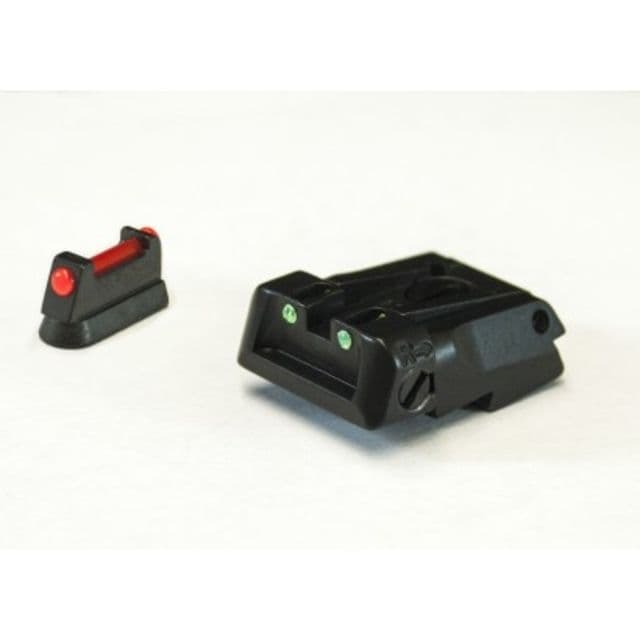 LPA SPF Fiber Optic Adjustable Sight Set For CZ Shadow Black