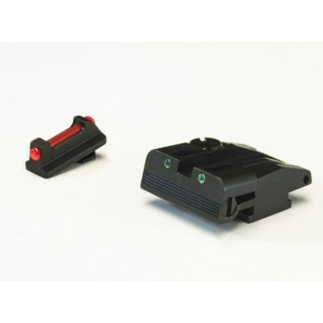 LPA SPF Fiber Optic Adjustable Sight Set For Walther P99 PPQ PPQM2 No 22 Rimfire Black