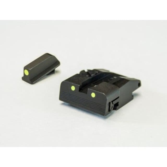 LPA SPL Fully Adjustable Luminova Night Sight Set For Walther P99 PPG PPQM2 Black