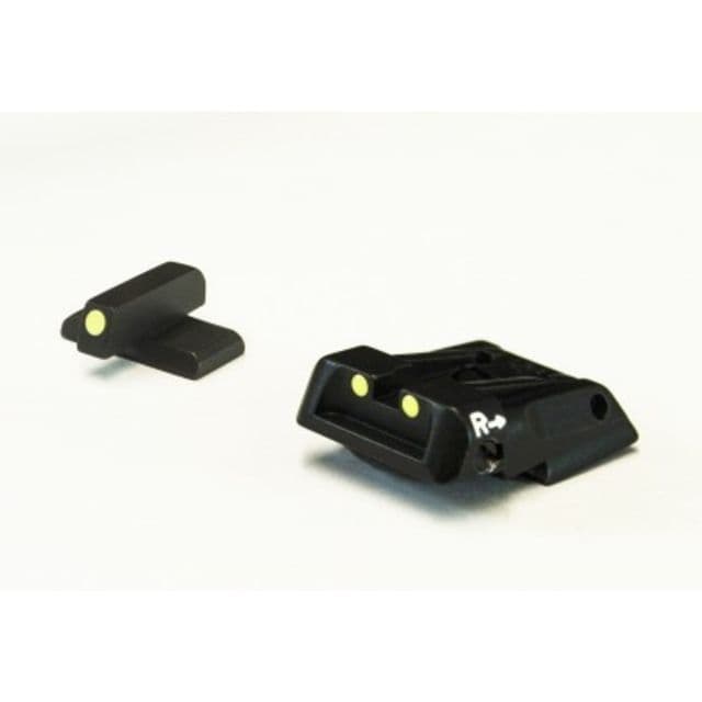 LPA SPL Fully Adjustable Luminova Sight Set For H&K P30 P45 SFP9 VP9 VP9 Striker Black